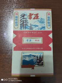 烟标    雪原香烟    国营海林卷烟厂   未用