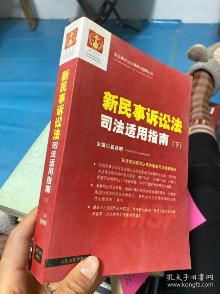 新民事诉讼法理解与适用丛书 新民事诉讼法司法适用指南