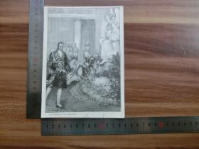 【现货 包邮】1890年小幅木刻版画《das parfümieren der festemacher》(das parfümieren der festemacher)尺寸如图所示（货号400864）