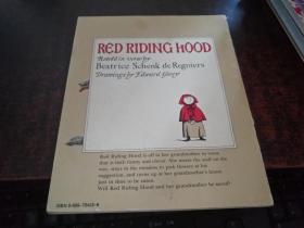 RED RIDING HOOD（小红帽，20开英文原版彩色连环画，72年版，品好）