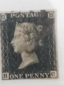 世界第一枚邮票黑便士(最权威的国际pse鉴定证书)