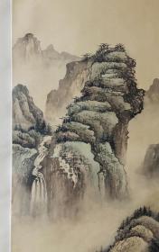 王炳来（天津著名书画家）1983年作《无尽江山图》工笔绢本