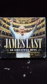 JAMES LAST 80 GREATEST HITS 2010年欧版首版3CD，碟片接近全新。