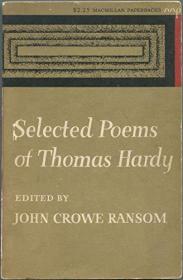 稀缺，Selected Poems of Thomas Hardy，约1961出版