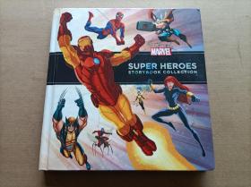 Marvel Super Hero Storybook Collection 漫威超级英雄故事精选         (英文原版彩色插图本，16开精装 ，书口三面刷银)