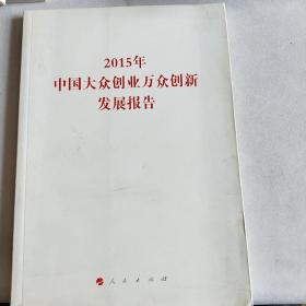 2015年中国大众创业万众创新发展报告