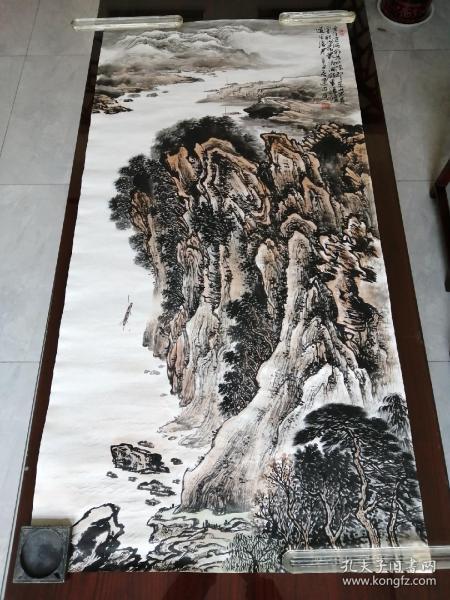 【保真】收藏重器-著名画家李建忠山水精品：苍海巫山……