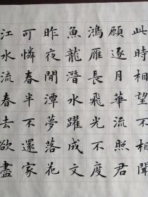 【保真】中国硬笔书法协会会员、吉林省书协会员申甲亮2.1米收藏级长卷：张若虚《春江花月夜》