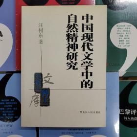 中国现代文学中的自然精神研究——黑龙江博士文库