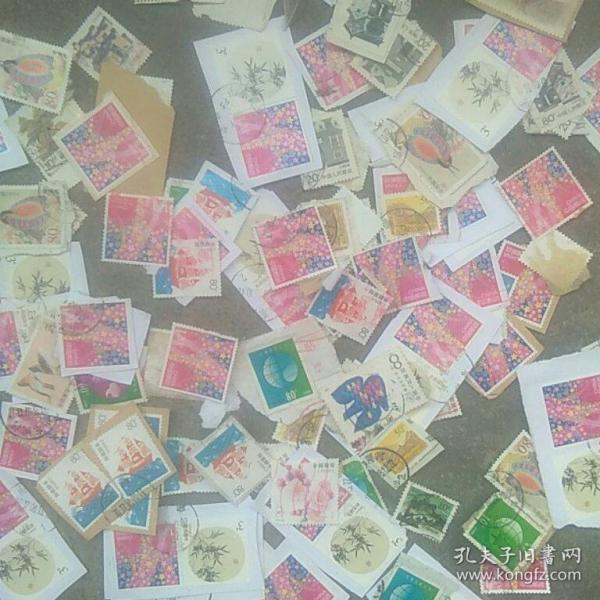 本人收藏80年代，90年代使用过邮票100多张合售