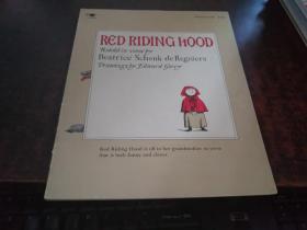 RED RIDING HOOD（小红帽，20开英文原版彩色连环画，72年版，品好）