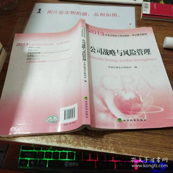 2013年度注册会计师全国统一考试辅导教材：公司战略与风险管理