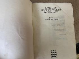 LONGMAN MODERN ENGLISH DICTIONARY 朗曼现代英语词典 第2版