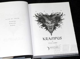 【保真】美国原版 顶级幻想艺术大师 最黑暗的艺术家 Brom文字小说  Krampus: The Yule Lord