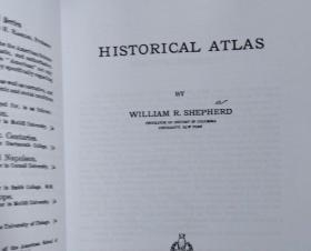 Nabu出版社稀缺书重印系列《历史地图集》Historical Atlas compiled by William Robert Shepherd （Nabu出版社是一家专门重印百年前稀缺旧书的出版社）英文原版