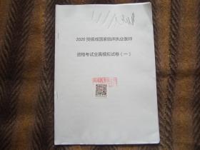 2020贺银成国家临床执业医师资格考试全真模拟试卷（一）贺银成编著