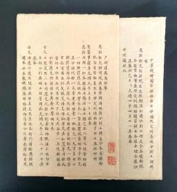 清末光绪四年（1878年）户部谨奏为恩诏豁免赔项现在奏限期满拟请分别办理並令各省旗都统各省都抚查照等呈文 两页