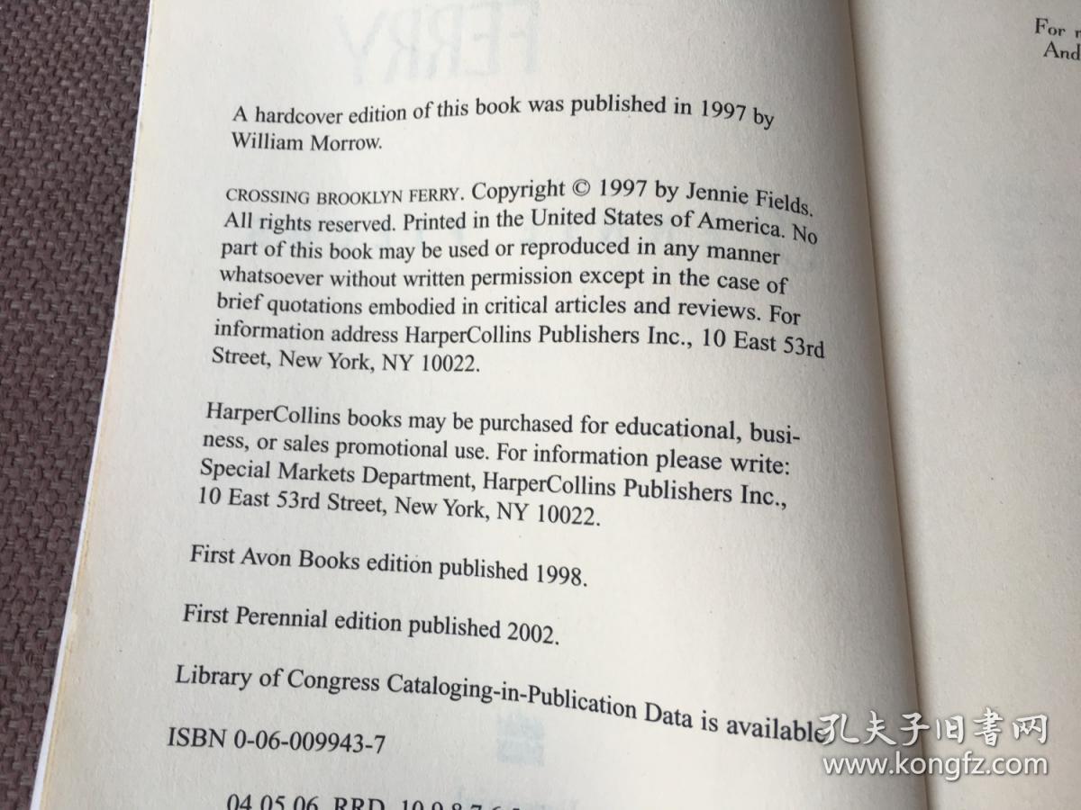 Crossing Brooklyn Ferry / 轮渡布鲁克林（英语）