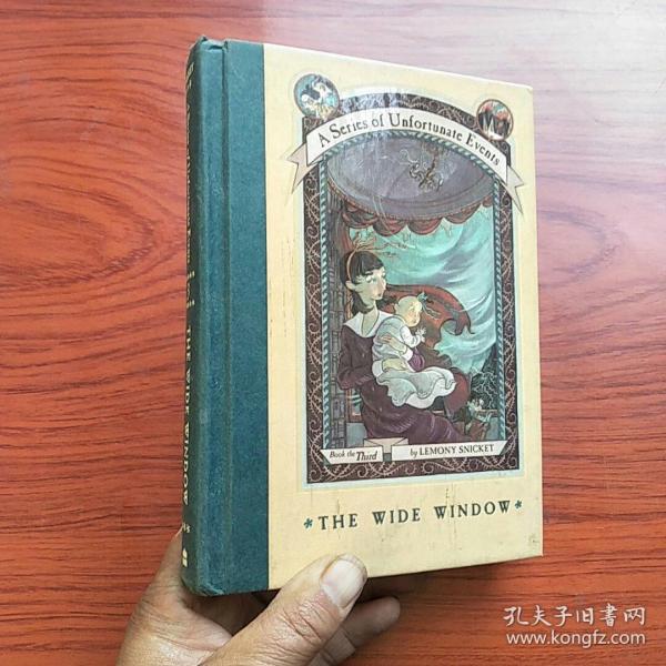 英文原版 《A Series of Unfortunate Events #3: The Wide Window》精装 毛边本