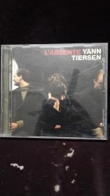 YANN TIERSEN  L'ABSENTE 2001年欧版首版CD，碟片接近全新。