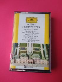 外版磁带，《莫扎特交响曲》联邦德国DG原版。