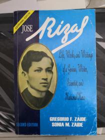 Jose Rizal 何塞·黎刹 传记 英文版 菲律宾国父