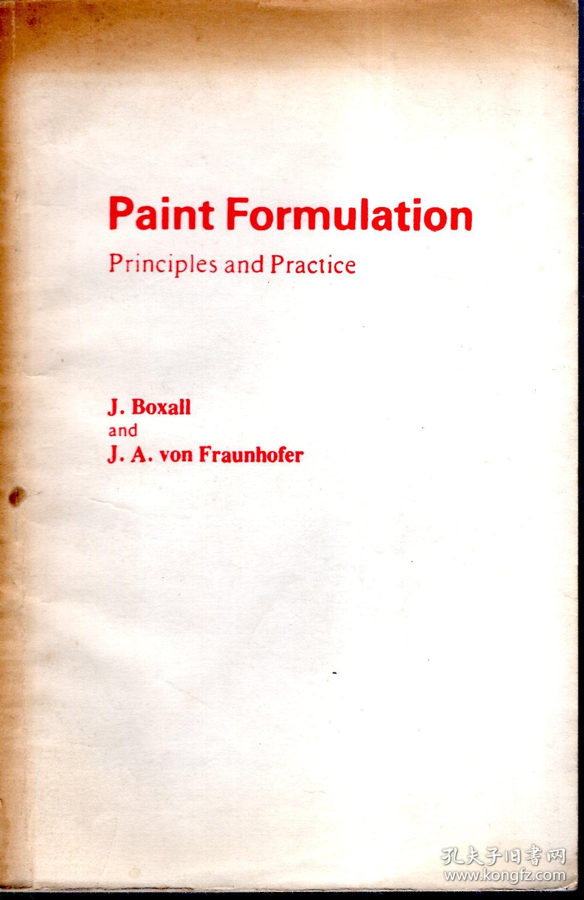 Paint Formulation9（涂料配方的原理与实践）英文.8-10/1741