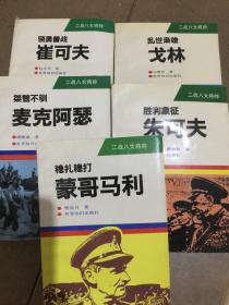二战八大将帅（五本合售）