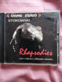 RCA唱片公司古典音乐CD《李斯特，埃内斯科，斯梅塔纳，瓦格纳作品》指挥：斯托科夫斯基。深飞满银圈，RCA-VICTOR-