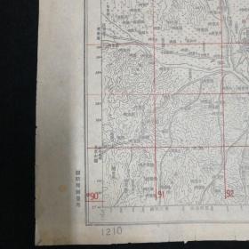 随县地图•1947年测量总局 制印•尺寸44x59厘米（二）