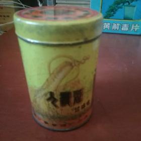 《人参烟过滤嘴》铁盒 中国长春卷烟厂出品 七八十年代 老物件如图 只发快递