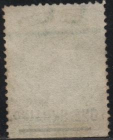 英联邦邮票，英属圣赫勒拿岛1868年维多利亚女王，6c改值1sh高值