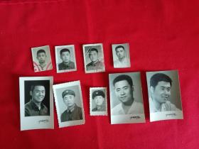 北京中国照相馆出品:一男子从少年到中年照片9张 照见时代 外配1974年老照片纸袋