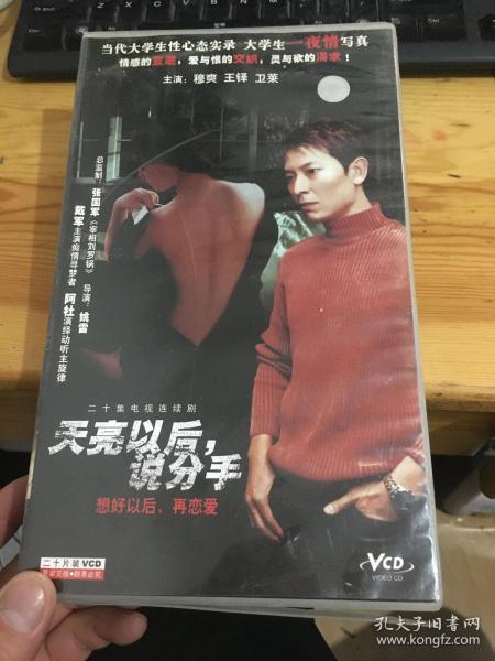 二十集电视连续剧天亮以后说分手 20VCD 盒子少许破损