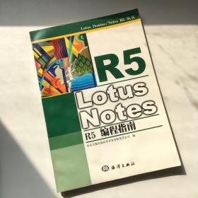 Lotus Notes R5编程指南【一版一印】【封皮有一点点水痕】