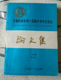 《苏鲁皖冀彭第十届建井学术交流会论文集（一分册 立井》16开，品相如图，东墙（30）