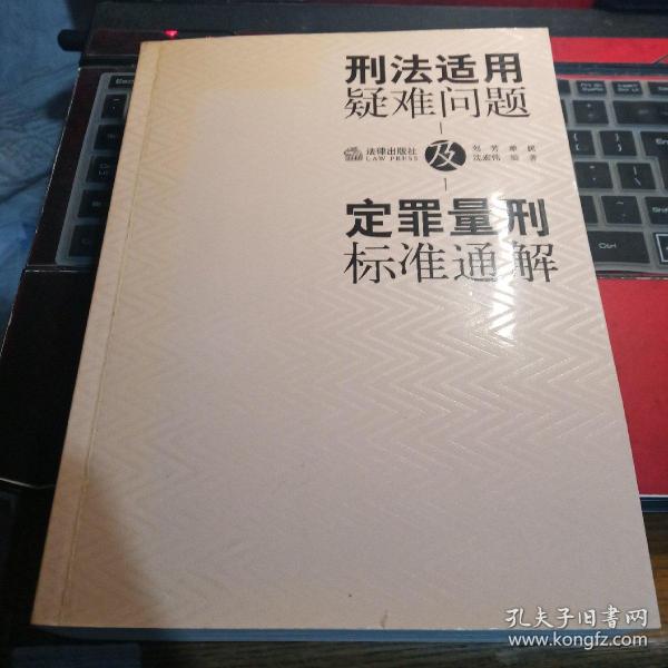 刑法适用疑难问题及定罪量刑标准通解