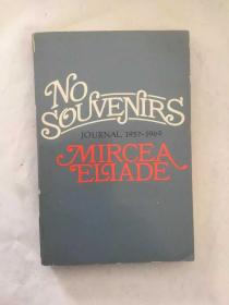 No Souvenirs : Journal, 1957-1969