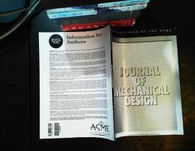 JOURNAL OF MECHANICAL DESICN PUBLISHED MONTHLY BY ASME AUGUST 2008【书脊轻微磨损污渍】