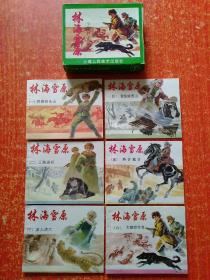 原盒装连环画《林海雪原》(1-6册全) ：1.奇袭奶头山、2.三路进兵、3.深入虎穴、4.智取威虎山、5.将计就计、6.大破四方台