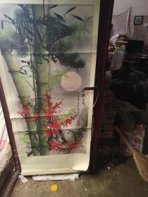 国画三友图一副128.63