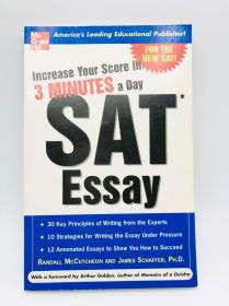 Increase Your Score in 3 Minutes a Day: SAT Essay 英文原版《SAT作文，每天3分钟提高您的分数》