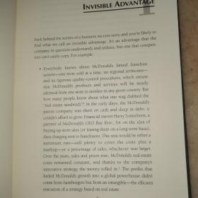 INVISIBLE ADVANTAGE 无形优势 HOW intangibles are driving bussiness performance 无形资产是如何推动企业绩效的 英文原版 英文版书籍