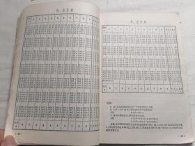 江苏省扬州专区中学暂用课本《数学用表》
