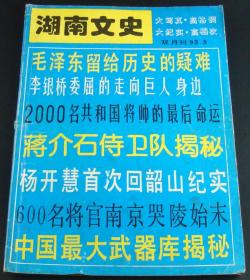 湖南文史1993年第5期