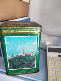 铁皮茶叶盒中国名茶茶叶盒青岛风光茶叶罐