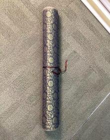 《兰亭雅集图大手卷》十几年前手绘并装裱，手卷全长约5米，高55公分，品相好如图
