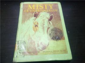 MISTY OF CHINCOTEAGUE 精美插图 1980年 16开硬精装 原版英法德意等外文书 图片实拍