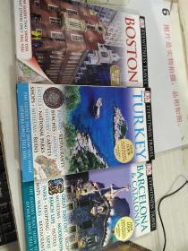 DK Eyewitness Travel  : Boston/   TURKEY/BARCELONA   CATALONIA     3本合售