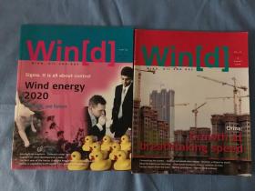 英文原版：Win[d] 赢风-英文版 2007年11月号、2008年8月号（世界风力发电巨头领军企业维斯塔斯公司企业刊物,2本合售不拆卖）